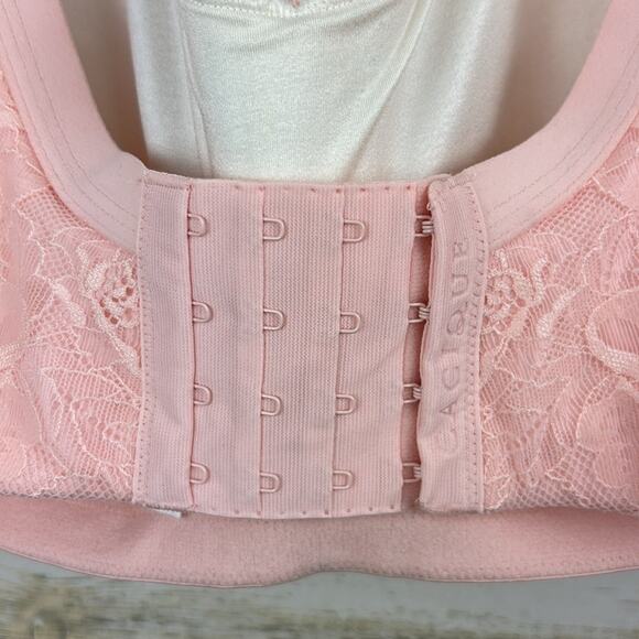 Cacique Women’s 44DD Pink Lace Mastectomy Bra No Underwire NWT - Picture 7 of 7